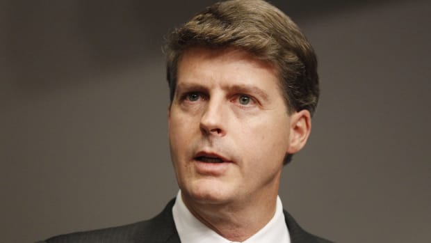 New York Yankees owner Hal Steinbrenner speaks in press conference